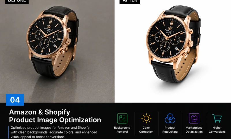 Pinnacle Edits - E-commerce Product Editing 500+ Images, Background Removal & Colour Correction