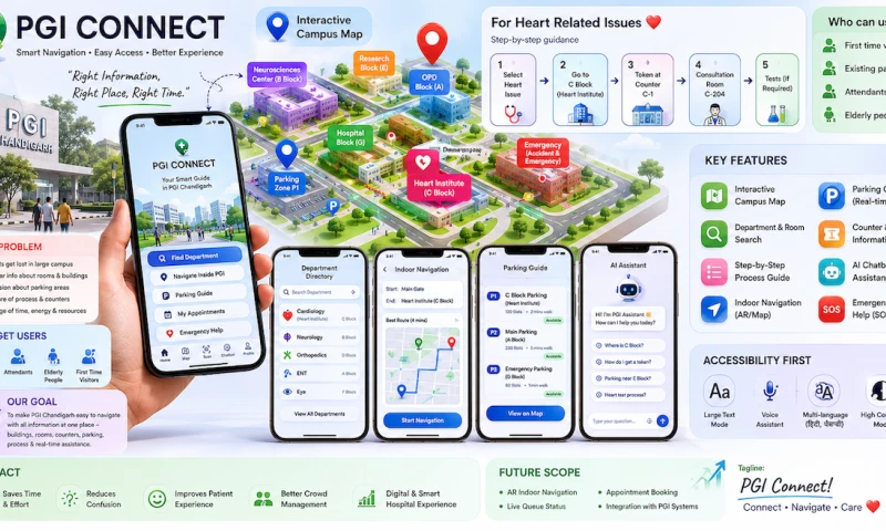 Webitlab - Patient Navigation at PGI Chandigarh Through UX