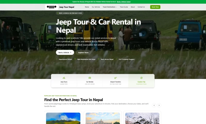 Abstract Infosys - Web Development of a Vehicle Rental Company