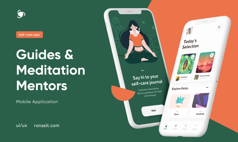 Self-care Mobile App Design Concept | UI UX