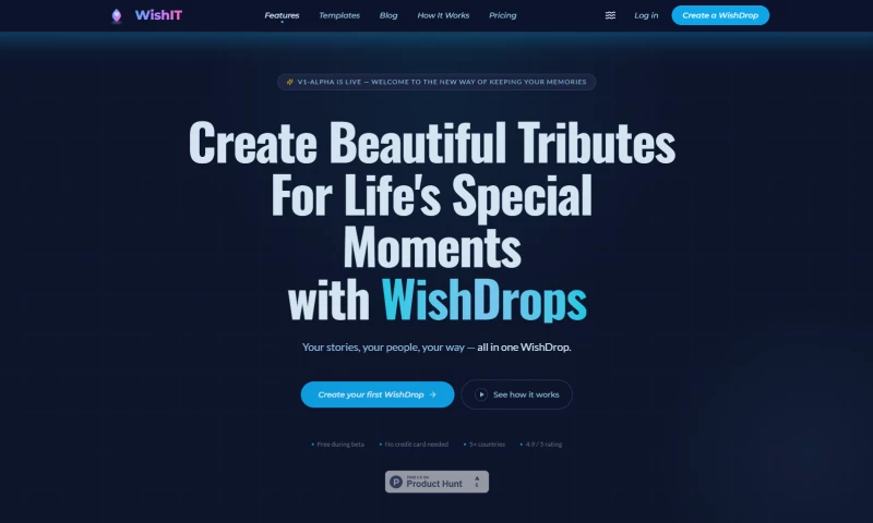 NFORSHIFU234 Dev - WishIT Scalable Digital Tribute & Celebration Platform