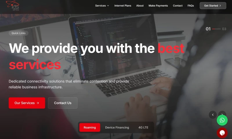 NFORSHIFU234 Dev - Full Frontend Revamp & Performance Overhaul for IDS Africa