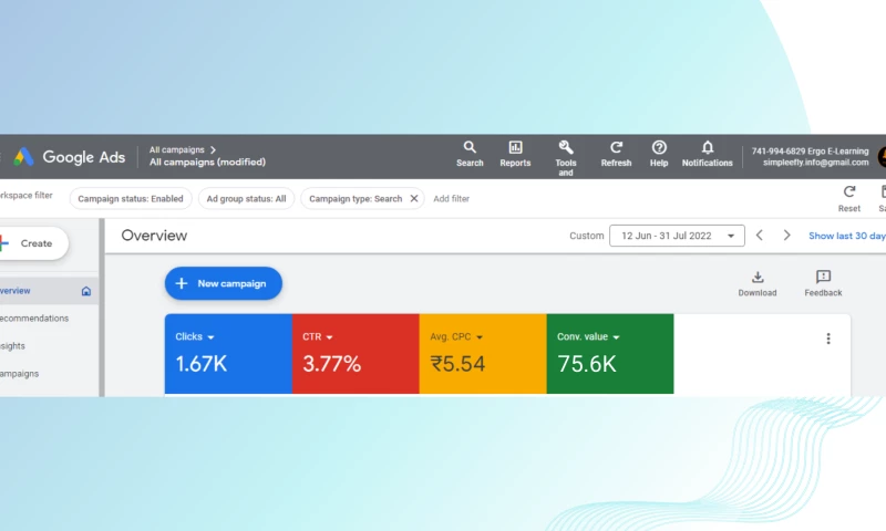 Simpleefly Creative Studio - Ergo E-Learning Google Ads