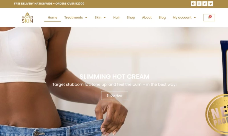 The Revenue Crew - Novus Skin Website