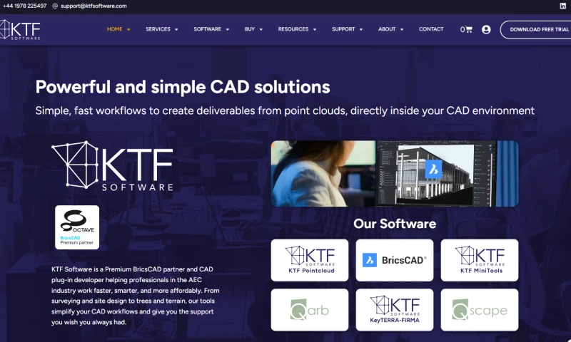 DIT Innovations LTD - Professional Website Development for KTF Software