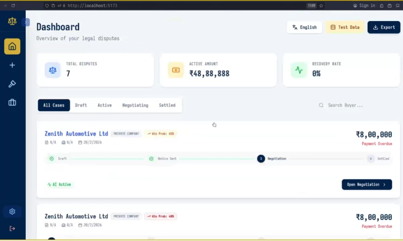 EdenTech Innovations - Equitas AI Multi-Agent Legal Dispute Resolution Platform