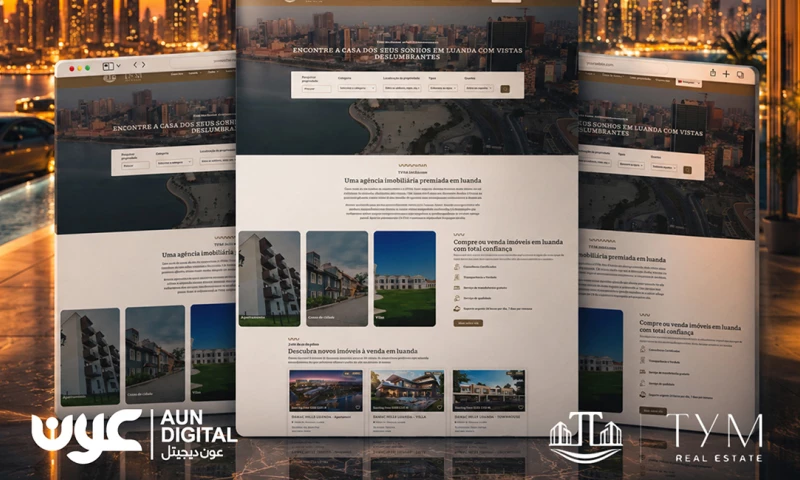 Aun Digital - TYM Real Estate Website Design & Development