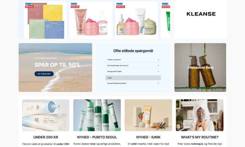 Crocode - Kleanse: Skincare Brand Shopify Development