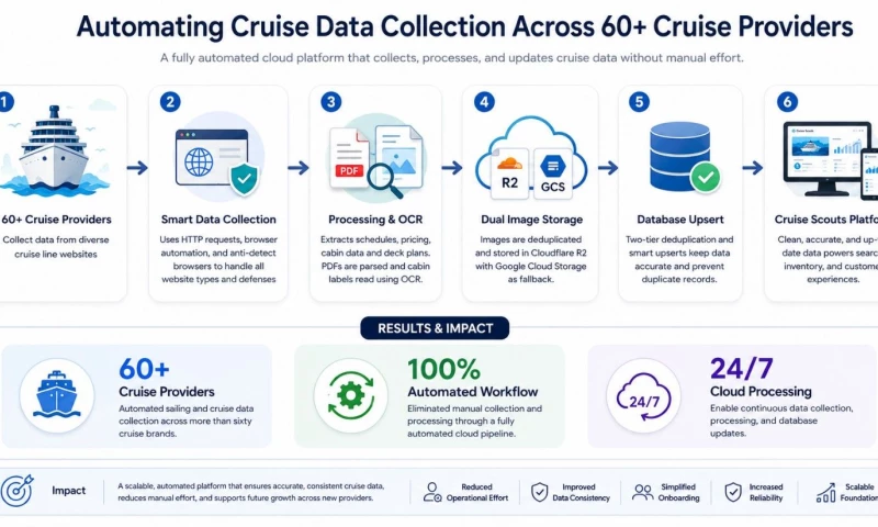 Data Prism - Automating Cruise Data Collection Across 60+ Cruise Providers