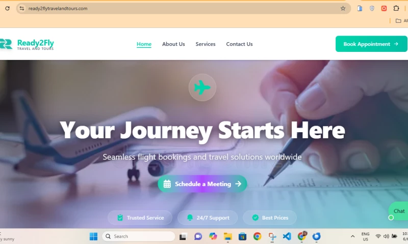 Codesino Sofware Development Services - Travel Consultant Agency Website