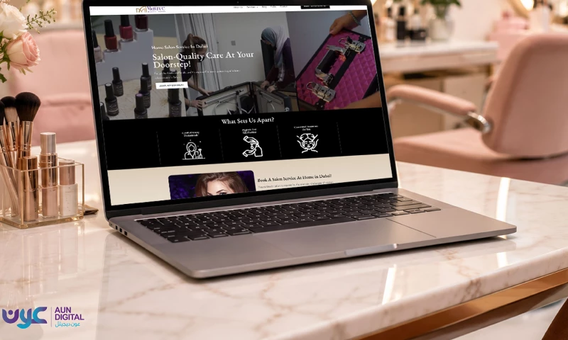 Aun Digital - Mauve Beauty Salon - Website Design & Development