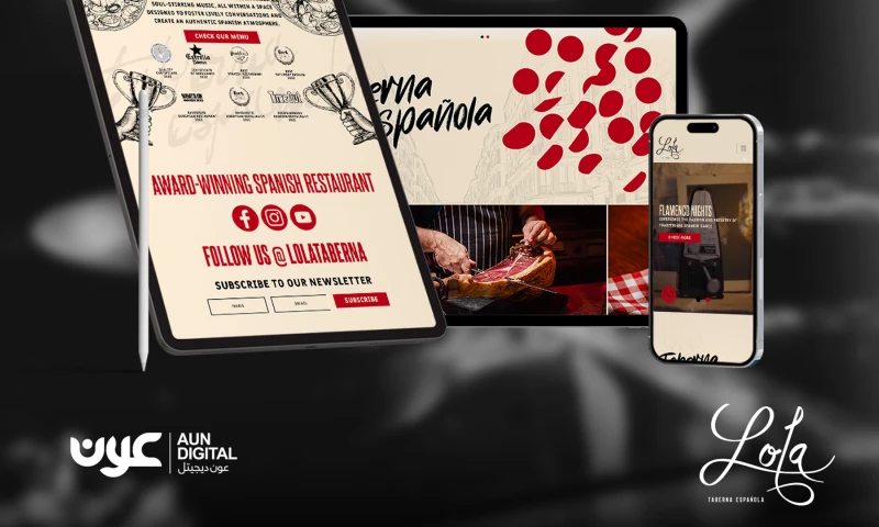 Aun Digital - Lola Taberna - Website Design & Development