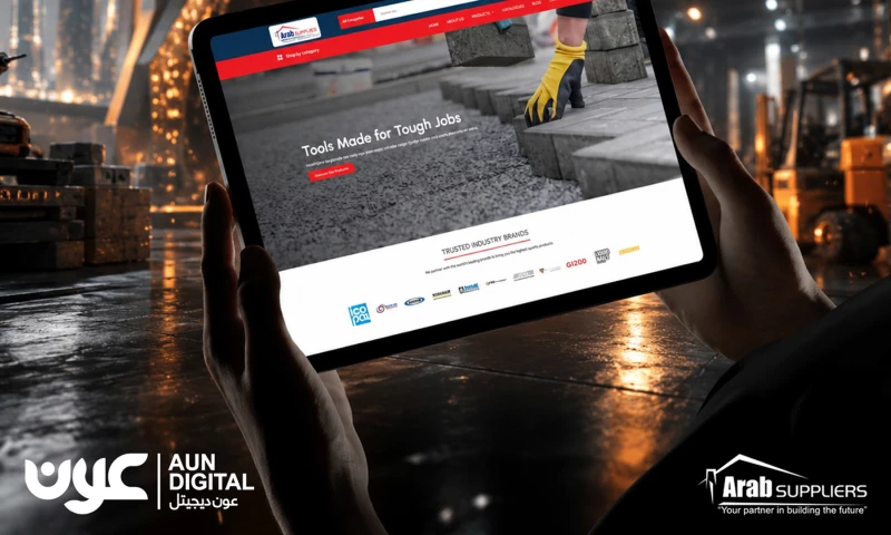 Aun Digital - ARAB SUPPLIERS - Website Design & Development
