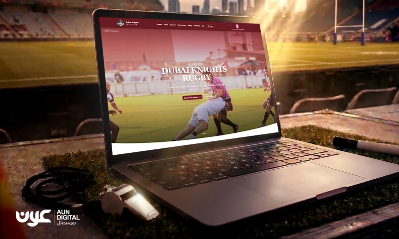 Aun Digital - DUBAI KNIGHTS RUGBY CLUB (DKRFC) - Website Design & Development
