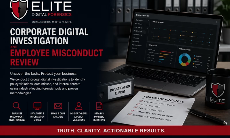 Elite Digital Forensics - Corporate Digital Investigation and Employee Misconduct Review