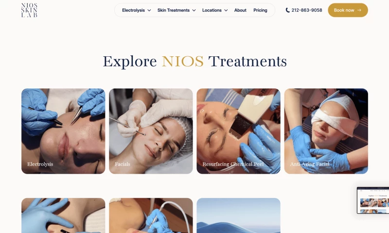 WEB4PRO Sustainable Solutions - Nios Skin Lab