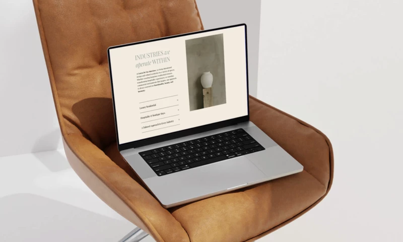 Legs Brands - Brand Identity & Website Design for a Luxury Interior Design Studio