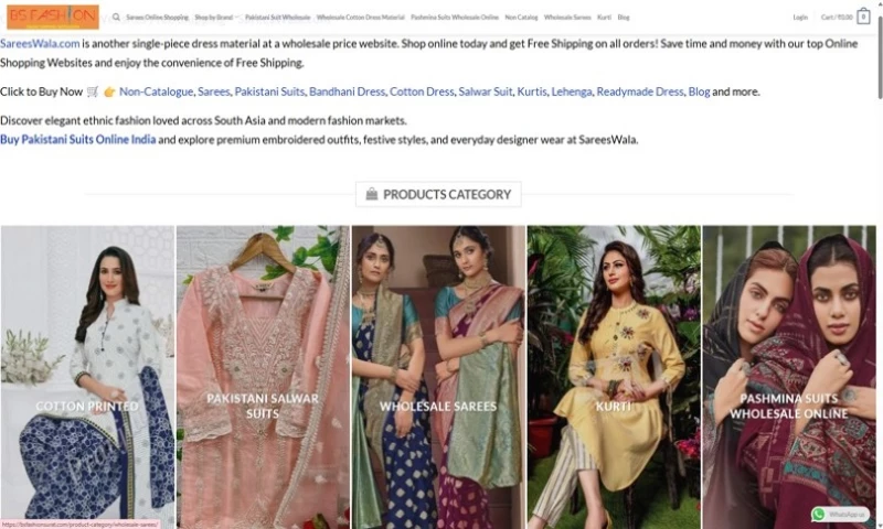 Agentic Digital Marketing Agency - BS Fashion Surat Ecommerce Website Development & SEO