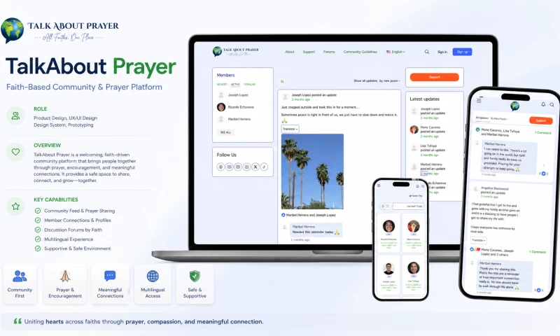 Lumestea Innovex Private Limited - TalkAbout Prayer - Faith-Based Community & Prayer Platform