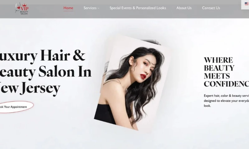 Arko Group - VIP Beauty Salon - Bilingual Website Design & Development