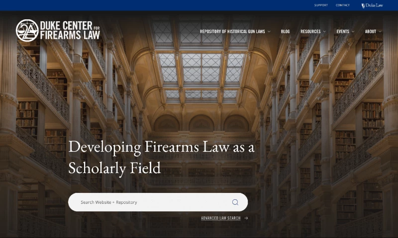 Chariot - Duke University Law - Website + Custom Data Repository