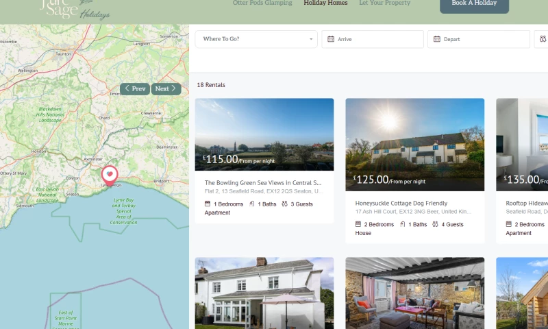 Webb Marketing Services - Vacation Rental Website Design