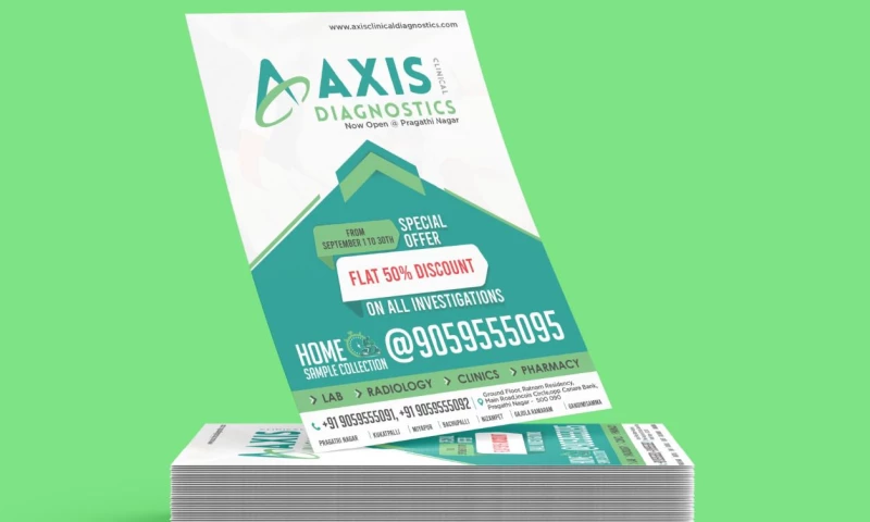 Sree Creative - AXIS Clinical Diagnostics - Brand Identity & Visiting Cards