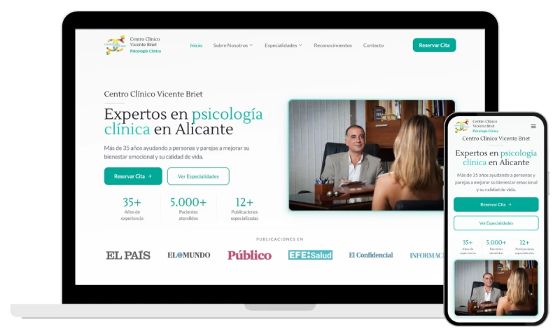 COOLWEB Studio - Website for Psychology and Sexology Clinic