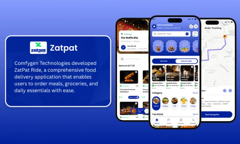Comfygen - ZatPat Ride | Food Delivery