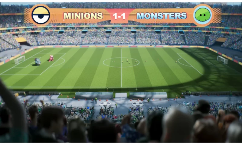Illumination Entertainment - Minions & Monsters | Kylian Mbappe Enters The Match