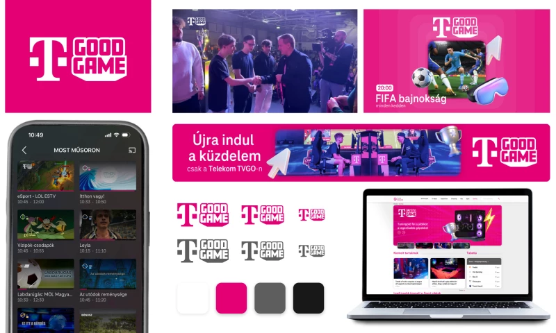 Barna Design - Telekom GoodGame - popup TV chanel design