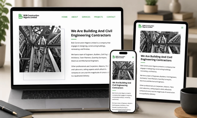 Busnurd Technologies - Bob Construction Nigeria Ltd - Construction Company