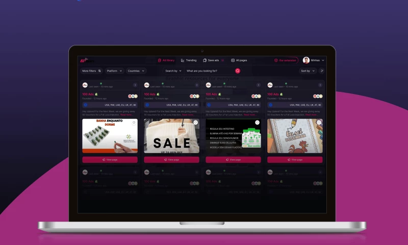 iTechnolabs - Adsparo - Ad research platform