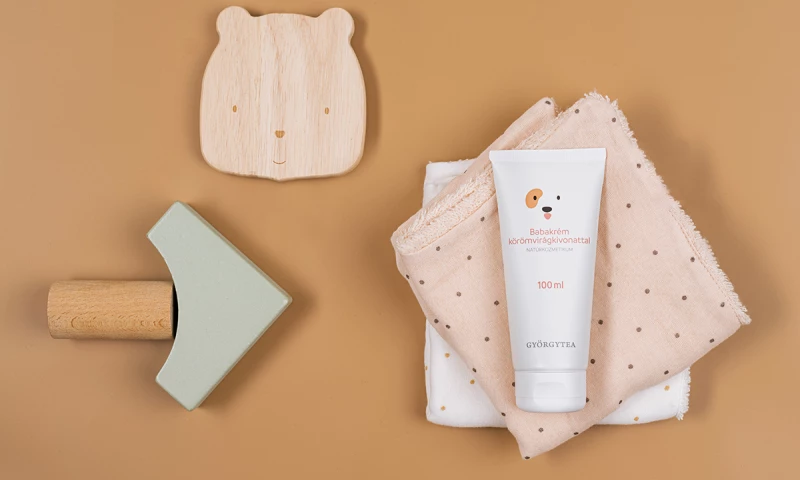 Barna Design - Györgytea - Baby cosmetic package design