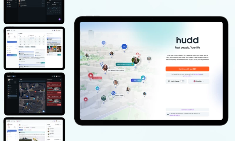 Snotor - HUDD Hyperlocal Social App (Web & Mobile)