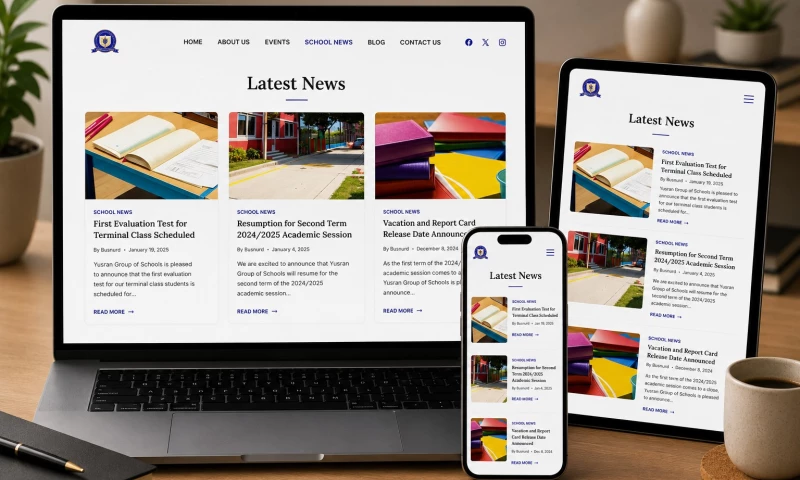 Busnurd Technologies - Yusran Group of Schools - School Website