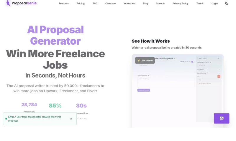 CodesSavvy - ProposalGenie - AI Proposal Generator for Freelancers