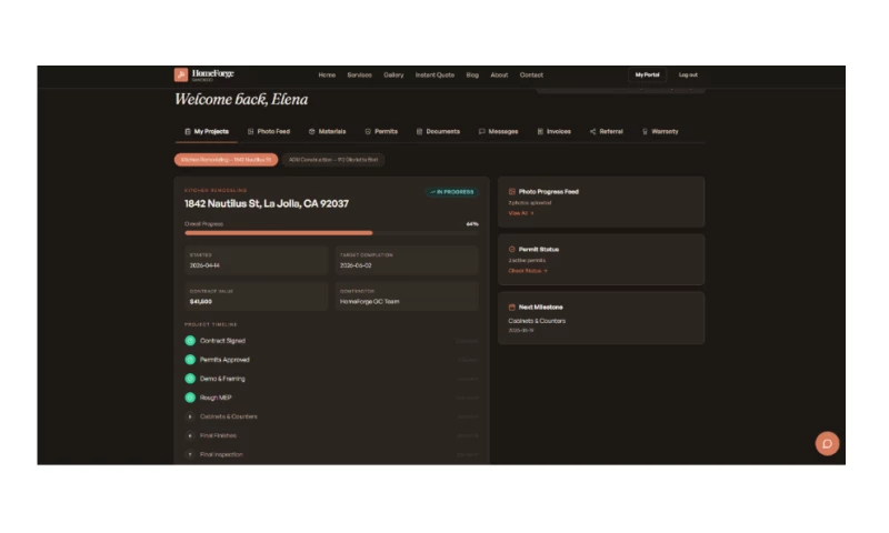 Goyim Design Strategies LLC - HomeForge Contractor Platform