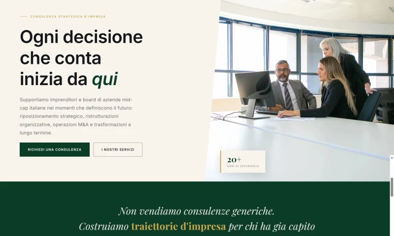 Sabriel Agency - MERIDIAN Business Consulting Sito Web Consulenza Strategica