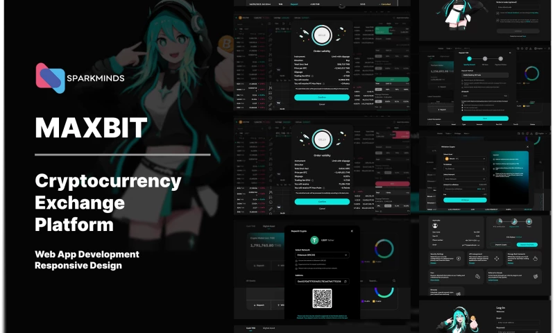 SparkMinds - Cryptocurrency Exchange platform