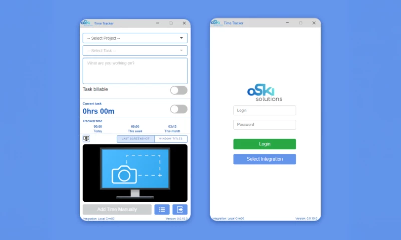 Oski Solutions - Tracking Application