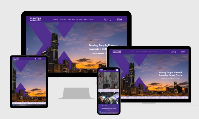 StandardTouch - Maximus Saudi Arabia Corporate Website Development