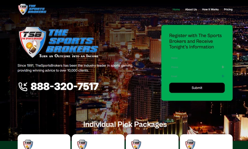 Syntactics, Inc. - The Sports Brokers Website Development