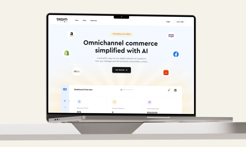 Mykola Designer - Responsive Landing Page UX/UI Design & Development for usebloom.ai