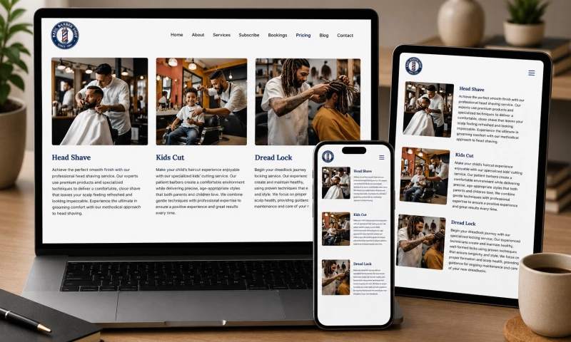 Busnurd Technologies - Basil Beauty Barber and Braider - Beauty and Wellness Website