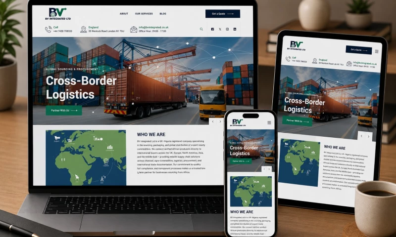 Busnurd Technologies - BV Integrated Ltd - Cross-Border Logistics Website