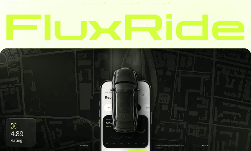 U1CORE - FluxRide | UX/UI Design for Fleet Marketplace