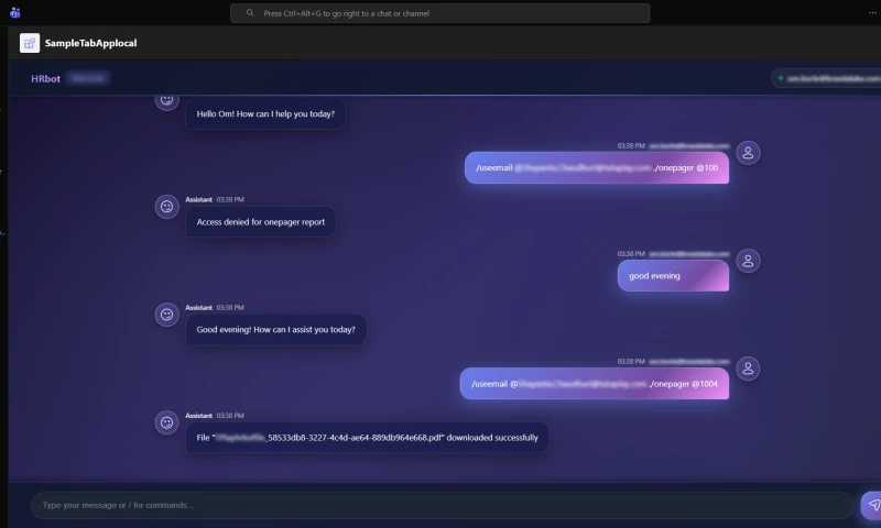 Kreeda Labs - AI-Powered HR Chatbot for Tata Play