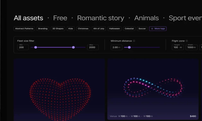 QTIM - 3D Drone Show Marketplace Platform