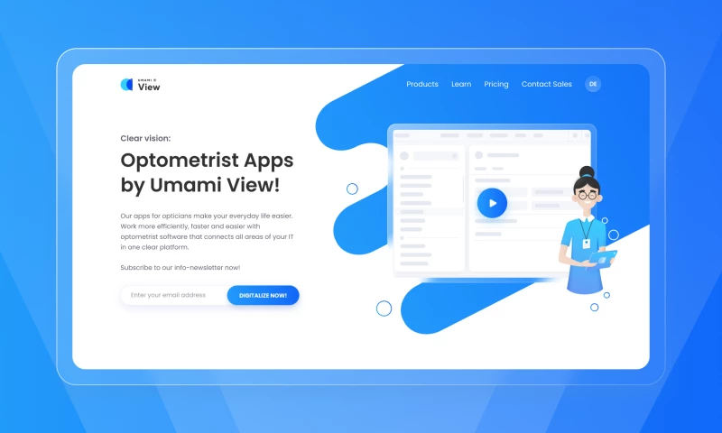 Cosmos Studio - Umami View SaaS Website Design